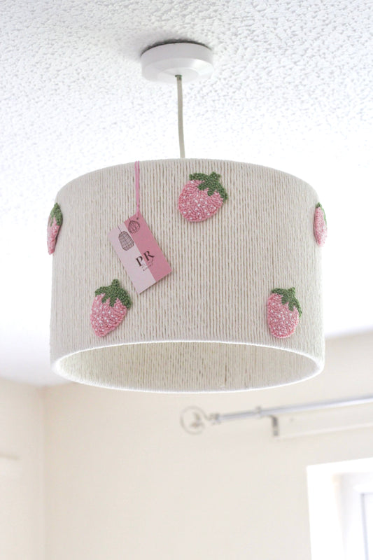 STRAWBERRY LAMPSHADE - Pink version