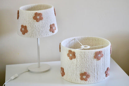 MISS BLOOM SET: Pendant Lampshade and Table Lampshade