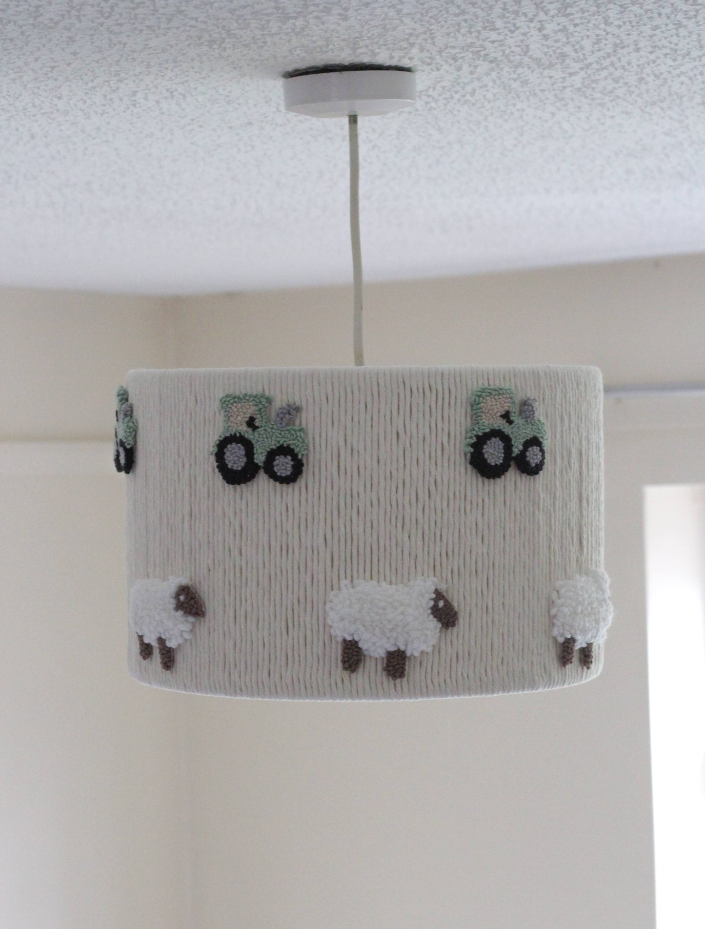 TRACTOR & SHEEP LAMPSHADE