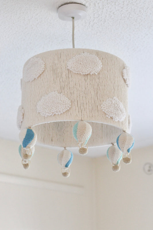 HOT-AIR BALLOON LAMPSHADE (blue)