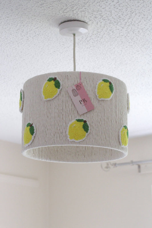 AMALFI COAST LAMPSHADE decorated with lemons