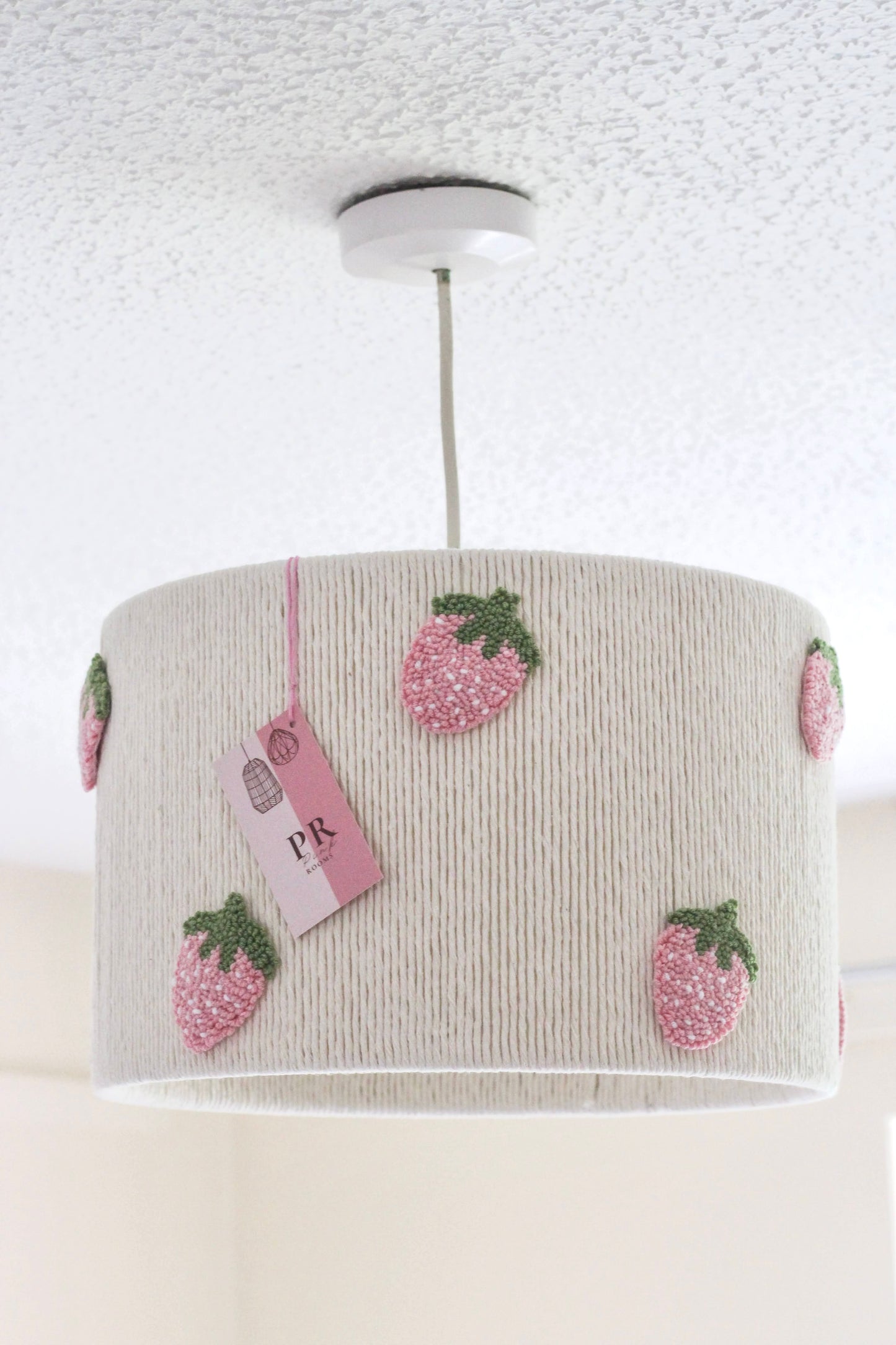 STRAWBERRY LAMPSHADE - Pink version