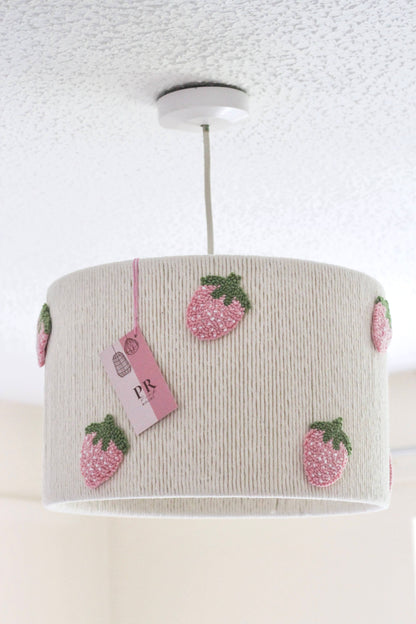 STRAWBERRY LAMPSHADE - Pink version