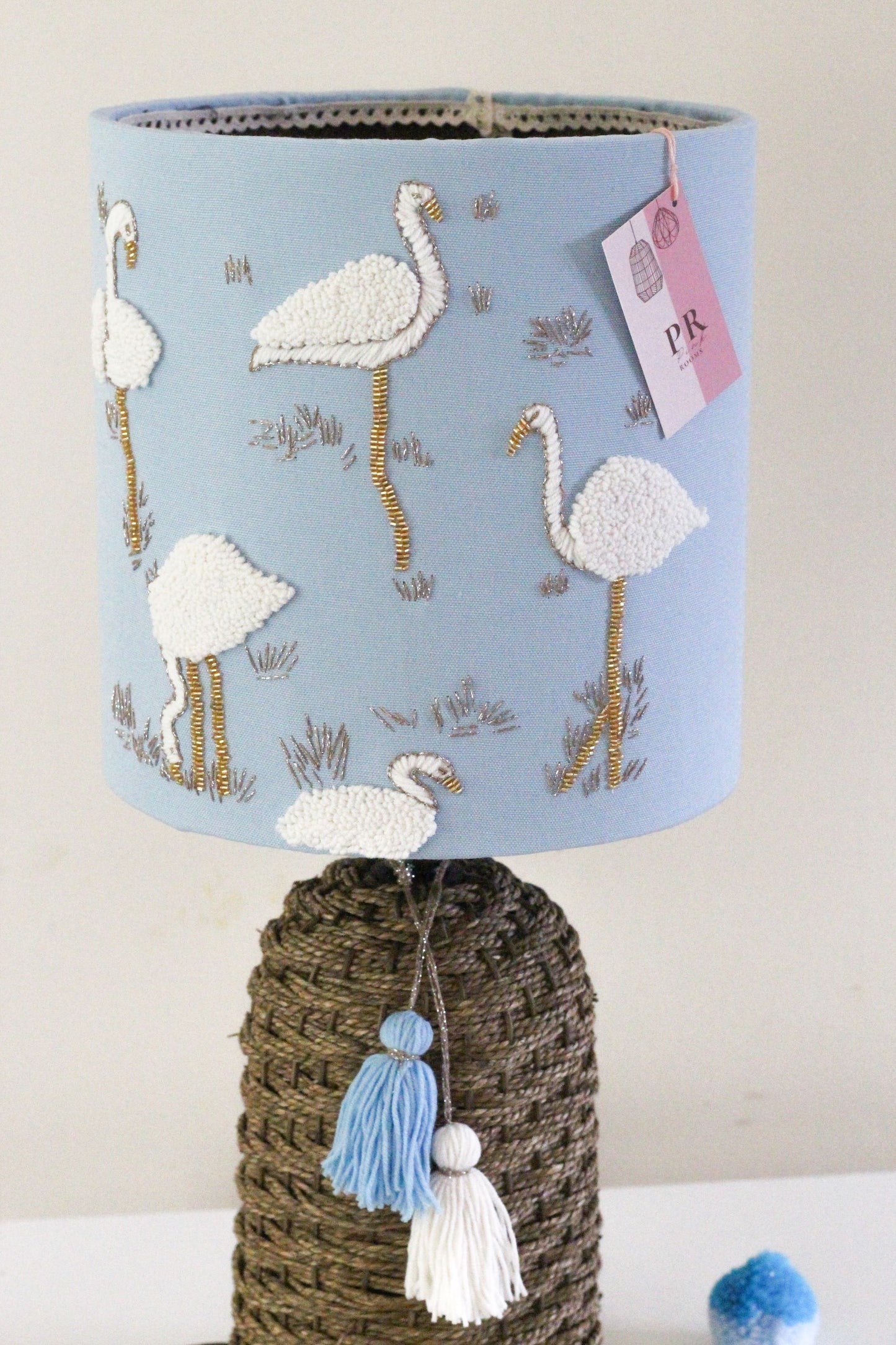 LUXURY FLAMINGO LAMP - BLUE