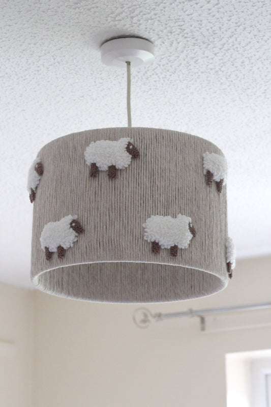 SHEEP LAMPSHADE (beige version)