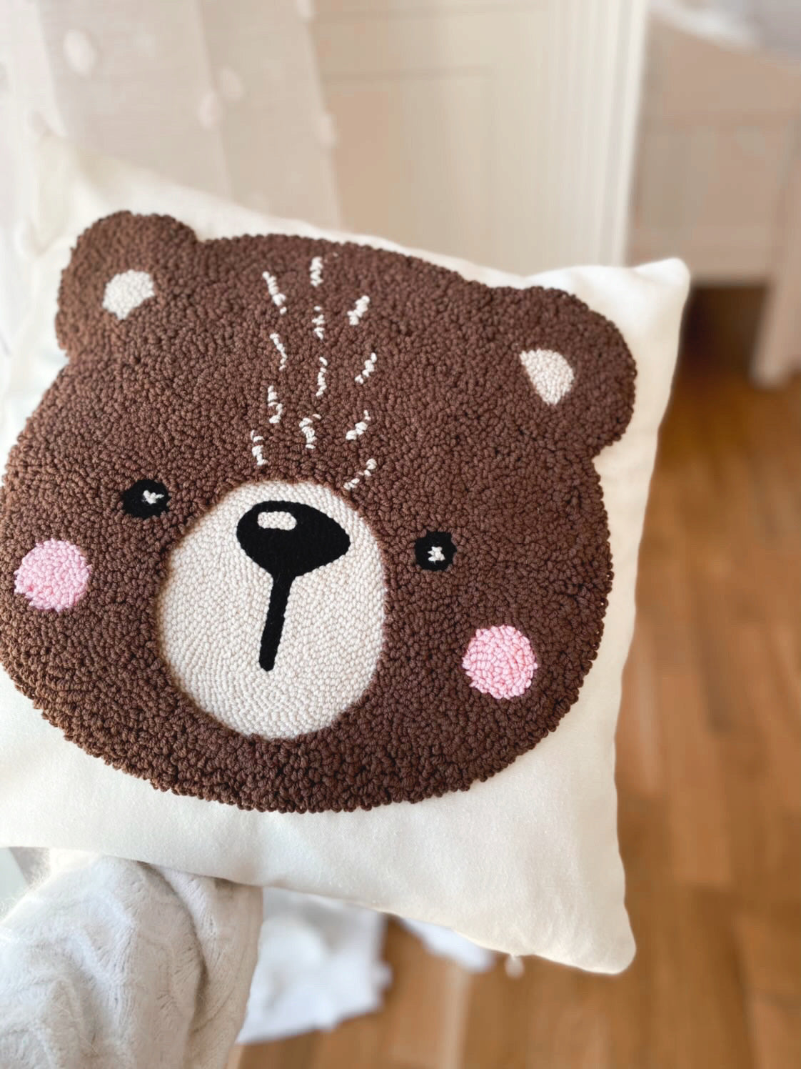 TEDDY BEAR CUSHION COVER