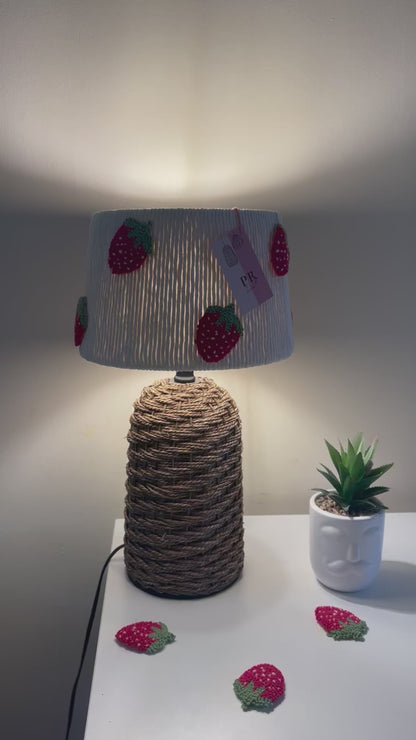 STRAWBERRY LAMP decorated with strawberries