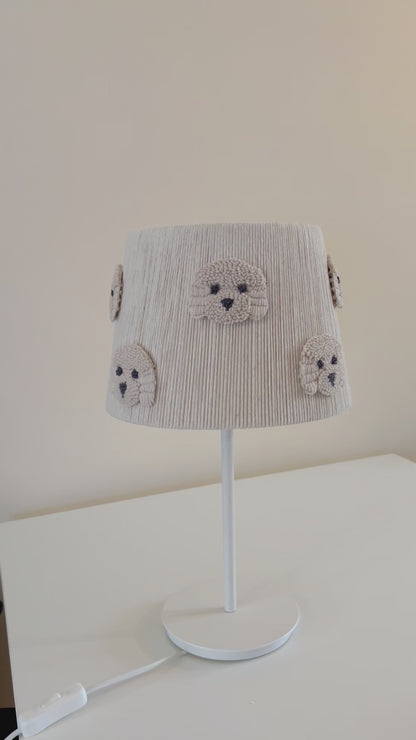 PUPPY TABLE LAMPSHADE